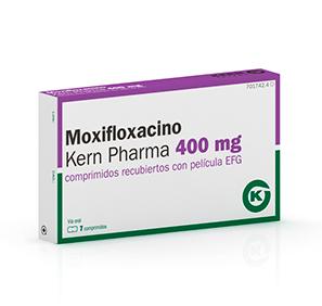 Moxifloxacino Kern Pharma 400 mg, 7 compr. recub.