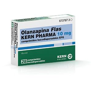 Olanzapina Flas Kern Pharma EFG 10 mg, 28 compr. buco.