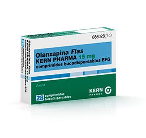 Olanzapina Flas Kern Pharma EFG 15 mg, 28 compr. buco.