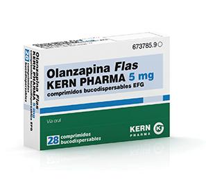 Olanzapina Flas Kern Pharma EFG 5 mg, 28 compr. buco.