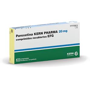 Paroxetina Kern Pharma EFG 20 mg, 28 compr. recub