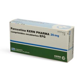 Paroxetina Kern Pharma EFG 20 mg, 56 compr. recub