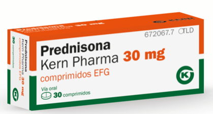 Prednisona Kern Pharma EFG 30 mg, 30 compr.