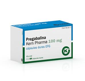 Pregabalina Kern Pharma EFG 100 mg, 84 cáps. duras