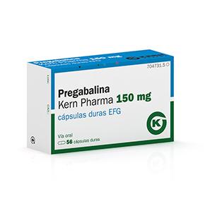 Pregabalina Kern Pharma EFG 150 mg, 56 cáps. duras