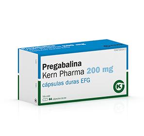 Pregabalina Kern Pharma EFG 200 mg, 84 cáps. duras