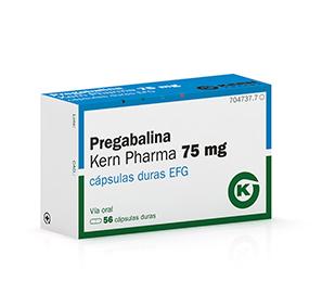 Pregabalina Kern Pharma EFG 75 mg, 56 cáps. duras