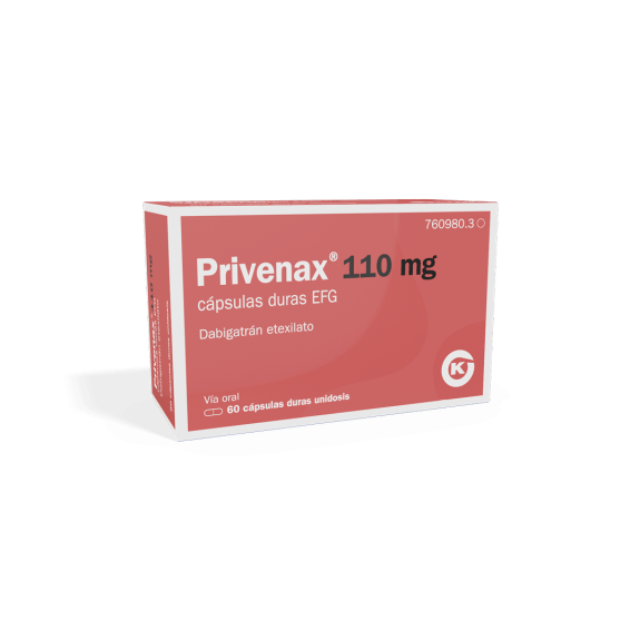 PRIVENAX 110 mg 60 cápsulas duras EFG