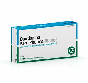 Quetiapina Kern Pharma EFG 50 mg, 60 compr. liber. prolong.