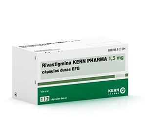 Rivastigmina Kern Pharma EFG 1,5 mg, 112 cáps.