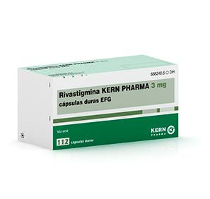 Rivastigmina Kern Pharma EFG 3 mg, 112 cáps.