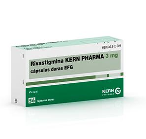 Rivastigmina Kern Pharma EFG 3 mg, 56 cáps.