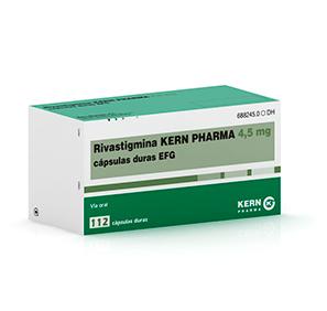 Rivastigmina Kern Pharma EFG 4,5 mg, 112 cáps.