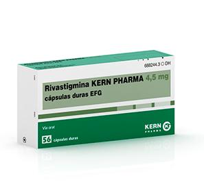 Rivastigmina Kern Pharma EFG 4,5 mg, 56 cáps.