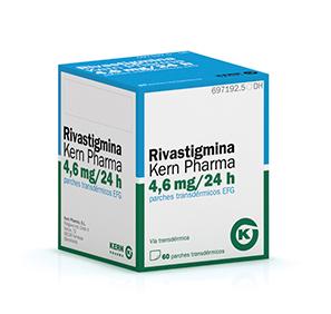 Rivastigmina Kern Pharma EFG 4,6 mg/24 h, 60 parches transd.