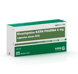 Rivastigmina Kern Pharma EFG 6 mg, 56 cáps.
