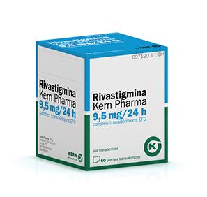 Rivastigmina Kern Pharma EFG 9,5 mg/24 h, 60 parches transd.