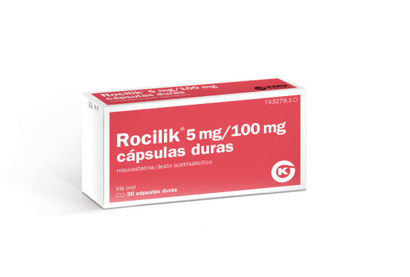 Rocilik® 5 mg/100 mg 30 cápsulas duras