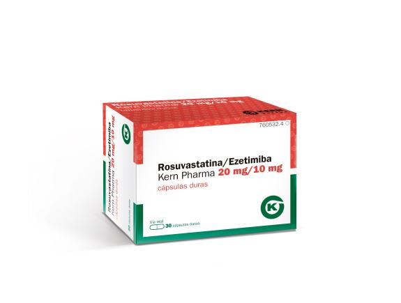 Rosuvastatina/Ezetimiba Kern Pharma 20 mg/10 mg