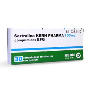 Sertralina Kern Pharma EFG 100 mg, 30 compr. recub.
