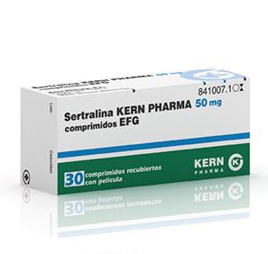Sertralina Kern Pharma EFG 50 mg, 30 compr. recub.
