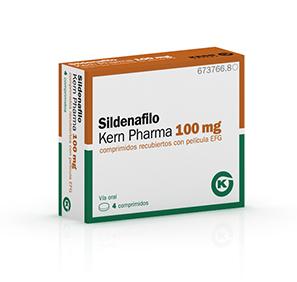 Sildenafilo Kern Pharma EFG 100 mg, 4 compr. recub.