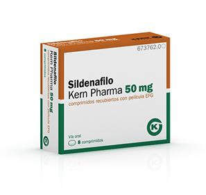 Sildenafilo Kern Pharma EFG 50 mg, 8 compr. recub.