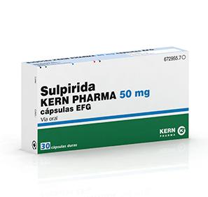 Sulpirida Kern Pharma EFG 50 mg, 30 cáps.