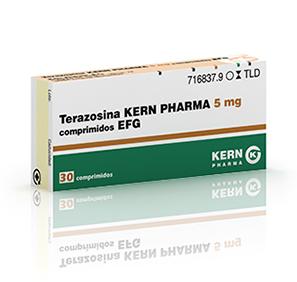 Terazosina Kern Pharma EFG 5 mg, 30 compr