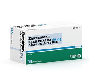Ziprasidona Kern Pharma EFG 20 mg, 56 cáps. duras