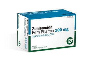 Zonisamida  100 mg cápsulas duras