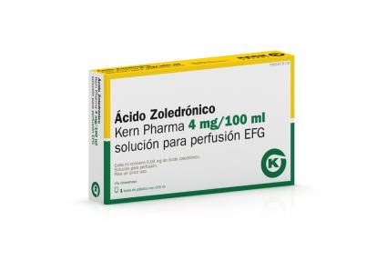 Ác. Zoledrónico Kern Pharma EFG 4 mg/100 ml, sol perfusión