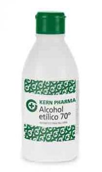 Alcohol etílico 70º Kern Pharma 250 ml