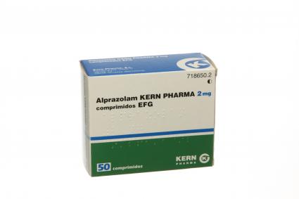 Alprazolam Kern Pharma EFG 2 mg, 50 compr.