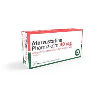 Atorvastatina Pharmakern 40 mg, 28 Comprimidos