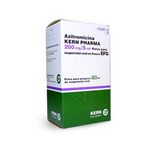 Azitromicina Kern Pharma EFG 200 mg/5 ml, 30 ml