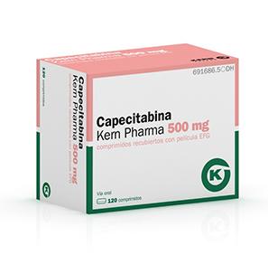 Capecitabina Kern Pharma EFG 500 mg, 120 compr. recub.