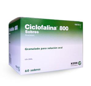 Ciclofalina 800 mg, 60 sobres, sol. oral