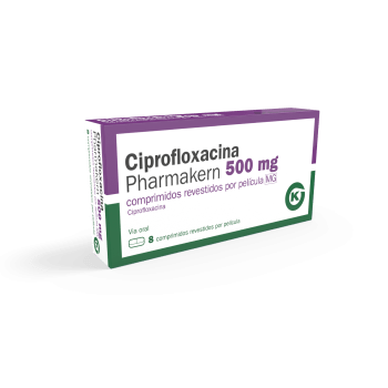 Ciprofloxacina Pharmakern 500 mg, 8 Compr.