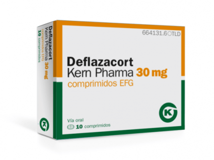 Deflazacort Kern Pharma EFG 30 mg, 10 compr.