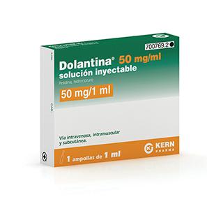 Dolantina 50 mg/ml, 1 amp. 1ml,  sol. inyec