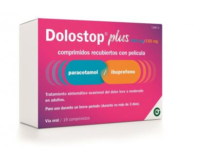 DoloStop® Plus 500 mg/150 mg comprimidos recubiertos con película