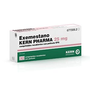 Exemestano Kern Pharma EFG 25 mg, 30 compr. recub.