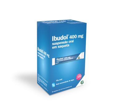 Ibudol 400 mg/10 ml Suspensão oral em saquetas