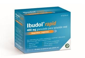 Ibudol® Rapid 400 mg granulado para solución oral, 20 sobres