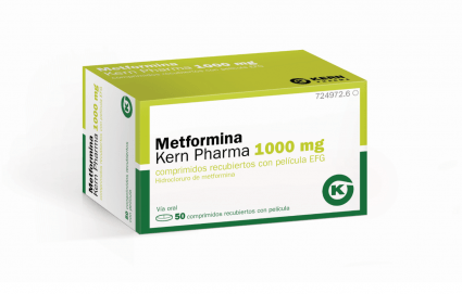 Metformina Kern Pharma EFG 1000 mg 50 compr. recub.