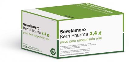 Sevelámero Kern Pharma 2,4 g polvo, suspensión oral